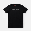 1 letter black layered T shirt