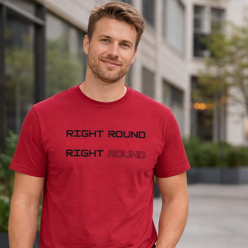 red-unisex-tshirt